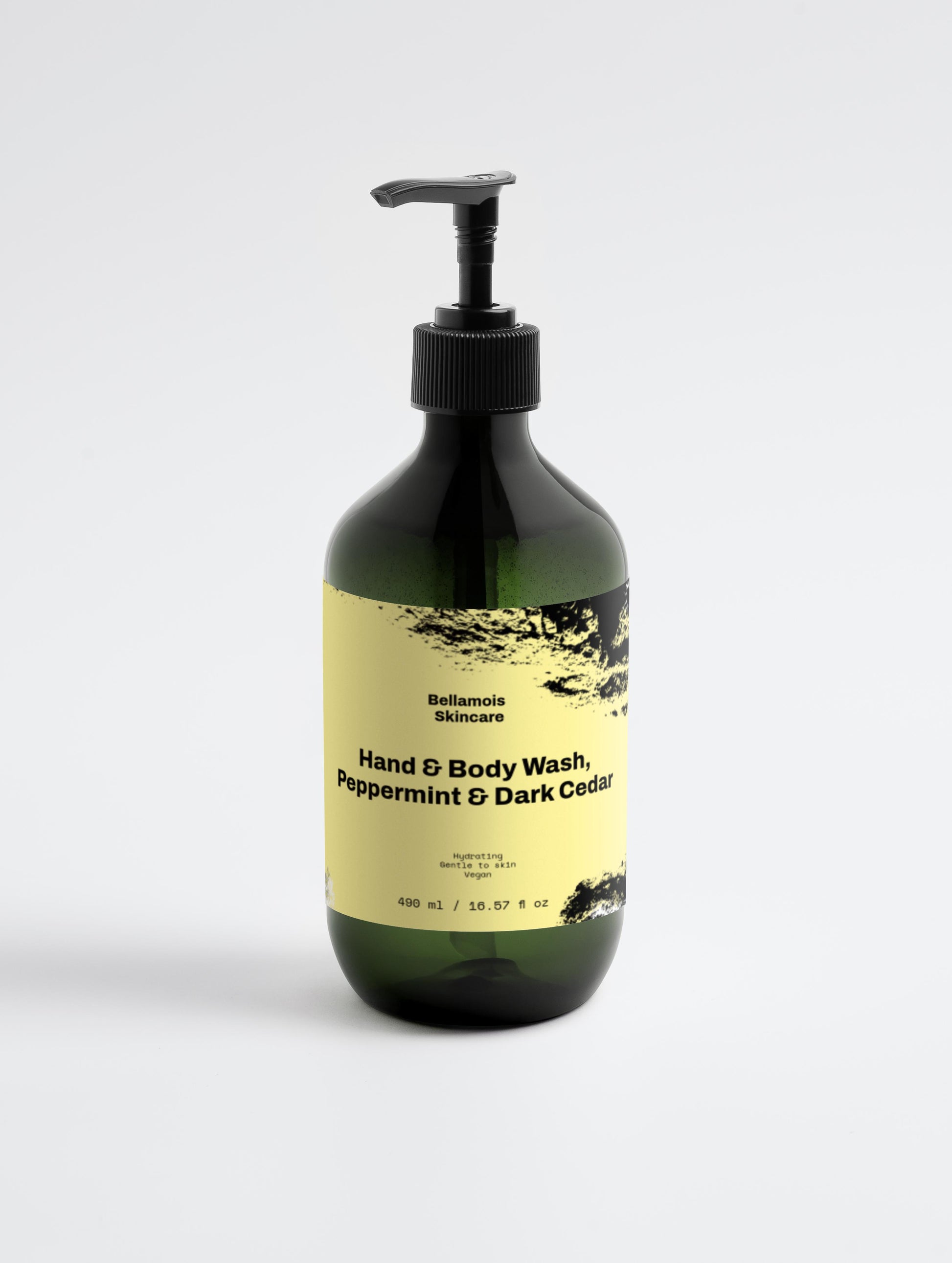 Hand & Body Wash, Peppermint & Dark Cedar  490 ml