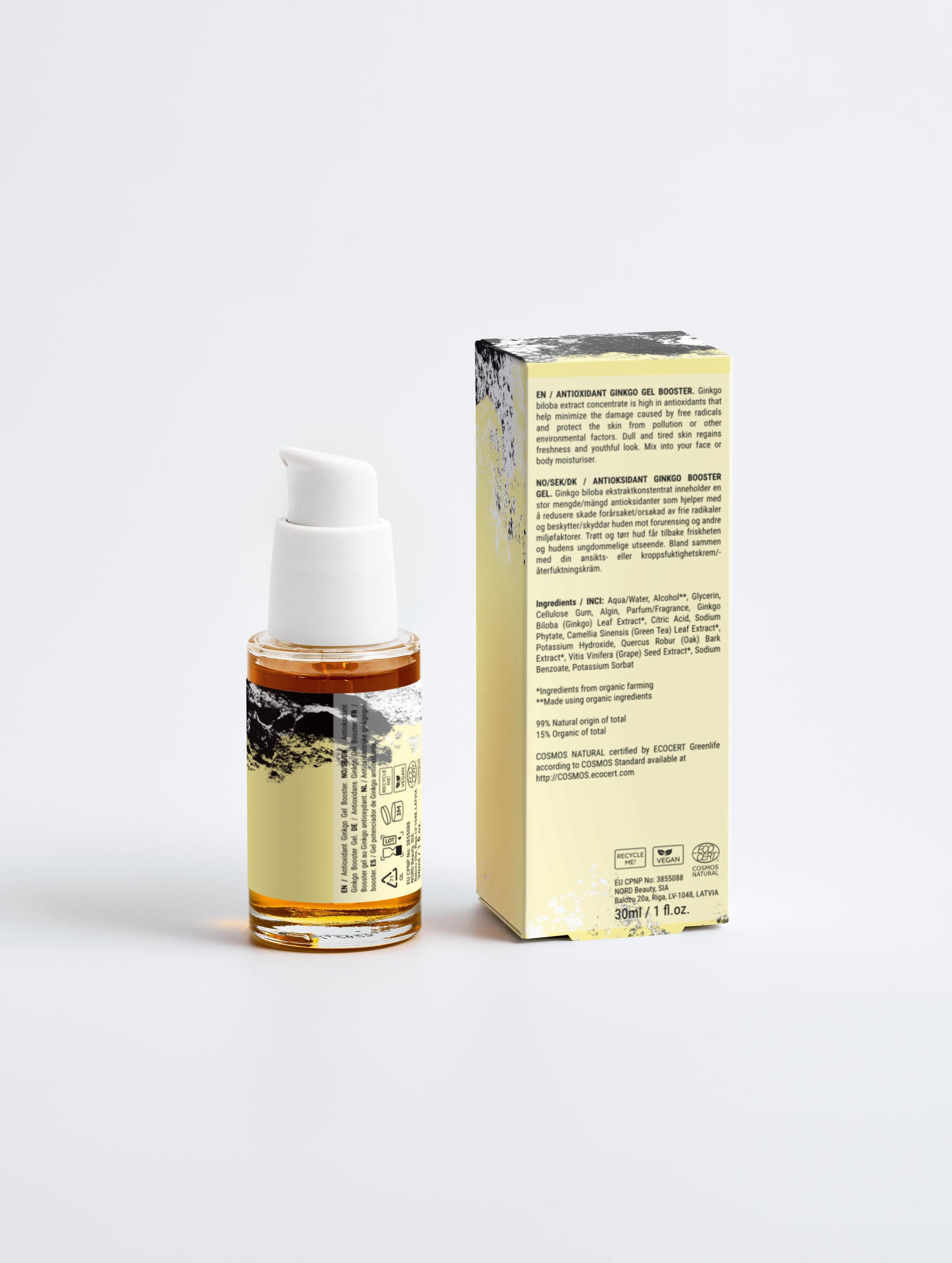 Antioxidant Ginkgo Gel Booster  30 ml