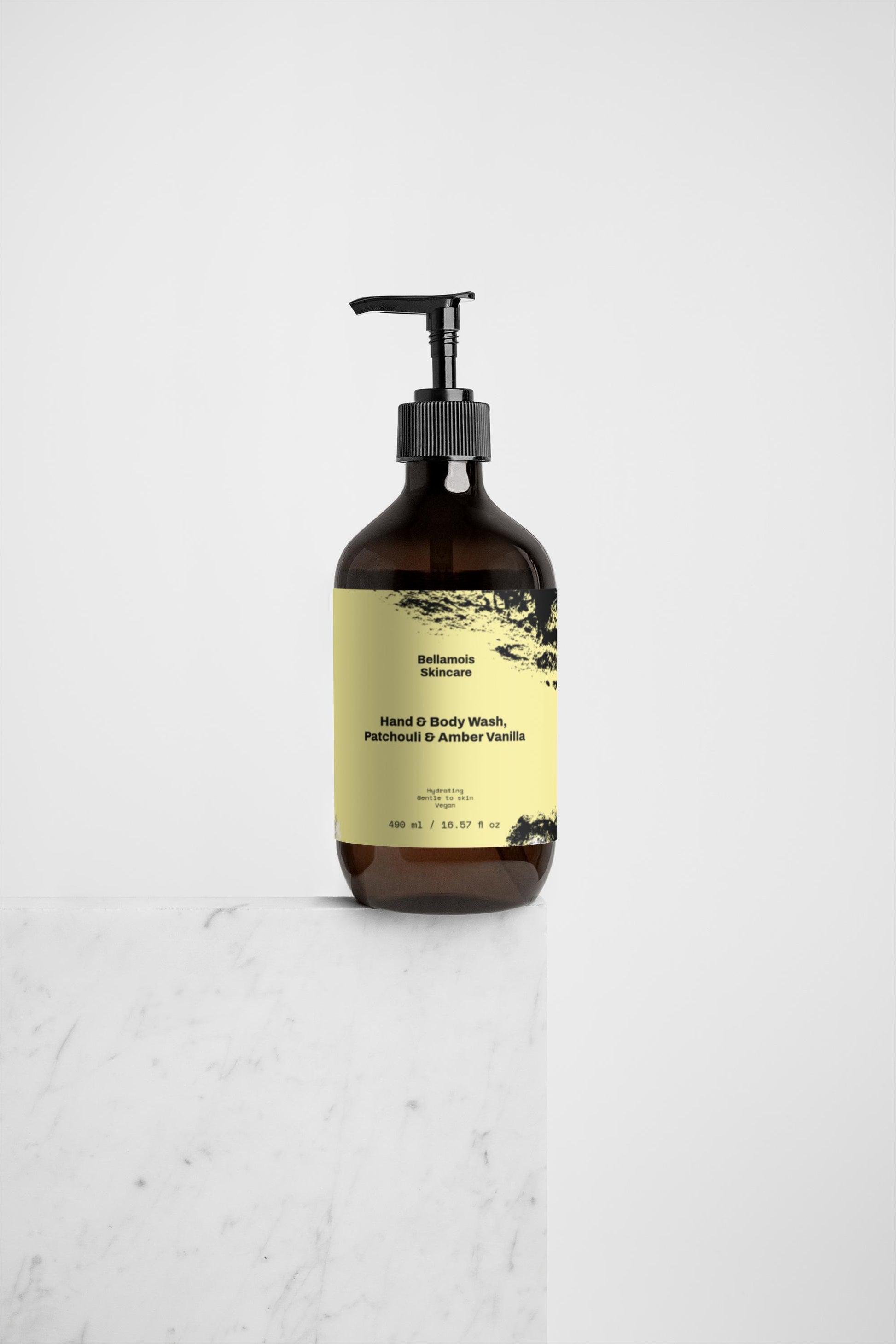 Hand & Body Wash, Patchouli & Amber Vanilla  490 ml