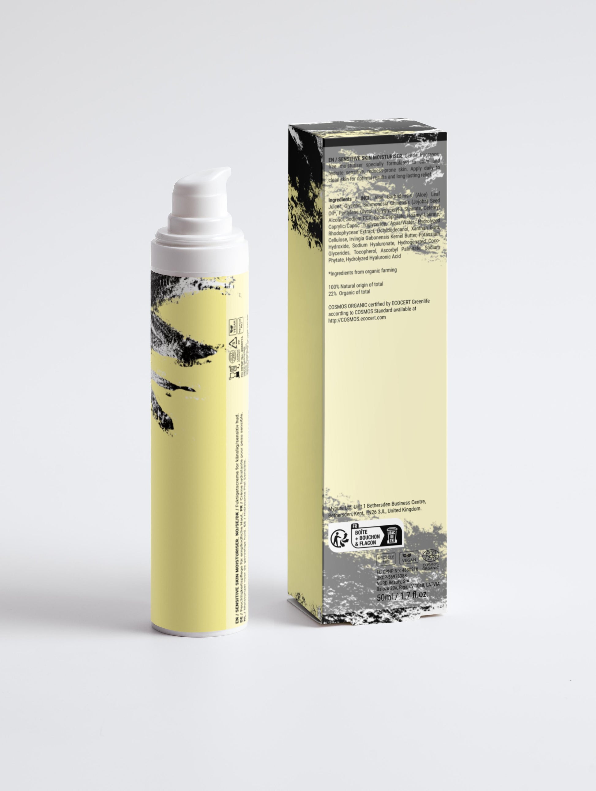 Sensitive Skin Moisturiser, Fragrance Free 50 ml